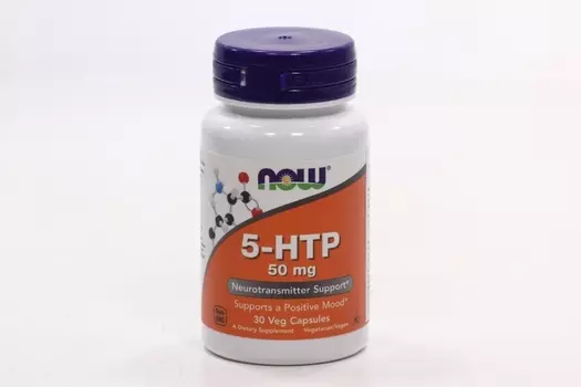 5-НТР NOW (5-гидрокситриптофан), 50 мг, 30 шт, капсулы