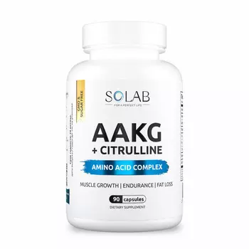 AAKG Аргинин+Цитруллин Solab, 90 шт, капсулы
