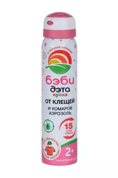 Аэрозоль Дэта Бэби от клещей/комаров дет, 100 мл