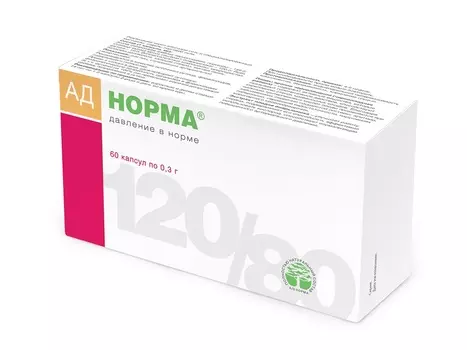 АД Норма 300 мг, 60 шт, капсулы