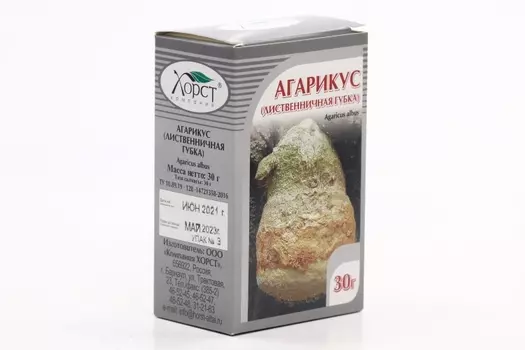 Агарикус лиственичная губка, 30 г