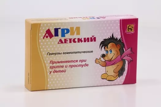 Агри детский, 20 г, гранулы гомеопатические Материа