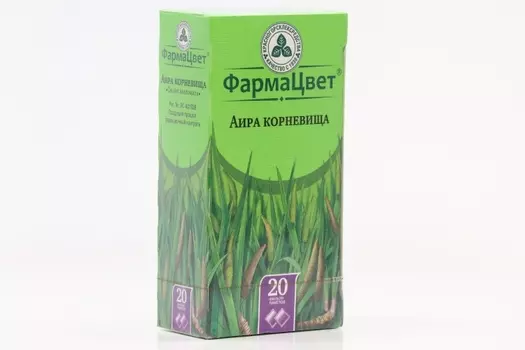 Аира корневище ФармаЦвет 1.5 г, 20 шт, сырье растительное-порошок Красногорск
