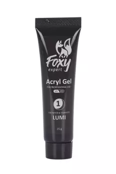 Акрил-гель FOXY EXPERT LUMI светится в темноте 15 г