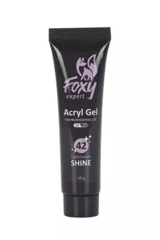 Акрил-гель FOXY EXPERT SHINE д/наращивания и укрепления ногтей 15 г