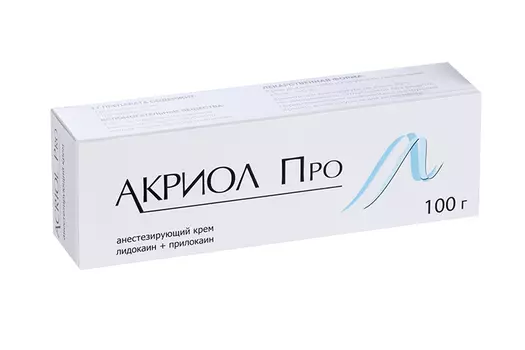 Акриол Про 2.5% + 2.5% , 100 г, крем для местного и наружного применения