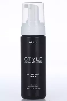 Аква мусс Ollin professional style укладки волос сильной фиксации 150 мл