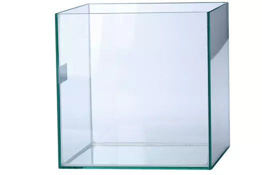 Аквариум куб без покровного стекла 16 литров 25 х 25 х 25 см бесцветный шов