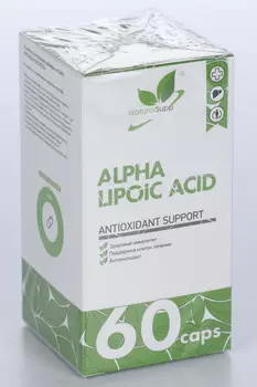 Альфа-липоевая кислота, 60 шт, капсулы