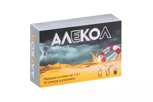 Алекол, 1,5 г, 10 шт, стик