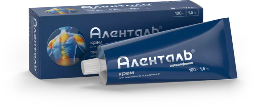 Аленталь 1.5%, 100 г, крем для наружного применения
