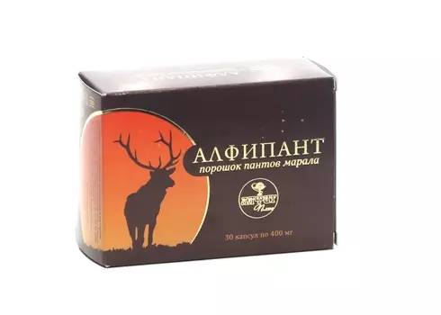 Алфипант, 400 мг, 30 шт, капсулы