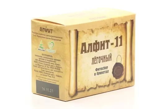 Алфит-11 Легочный, 2 г, 60 шт