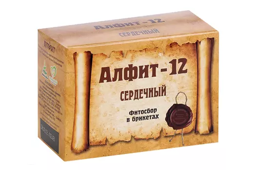 Алфит-12 Сердечный, 2 г, 60 шт