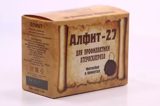 Алфит-27 д/профил атеросклероза, 2 г, 60 шт