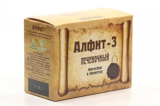 Алфит-3 печеночный, 2 г, 60 шт