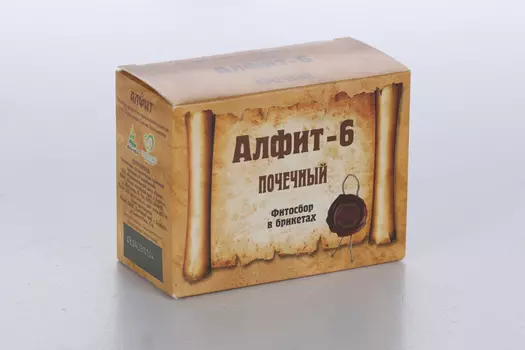 Алфит-6 Почечный утро/день, 2 г, 60 шт