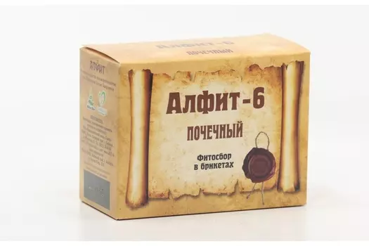 Алфит-6 Почечный утро/вечер, 2 г, 60 шт