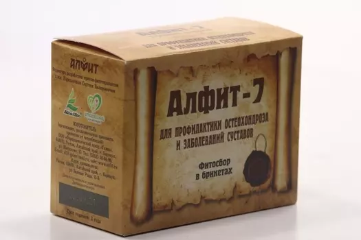 Алфит-7 Остеохондрозный, 2 г, 60 шт, брикеты