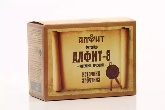 Алфит-8 п/воспалит кровоостан утр/вечер, 2 г, 30 шт