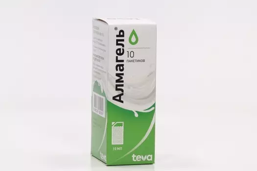 Алмагель, 10 мл, 10 шт, суспензия для приема внутрь