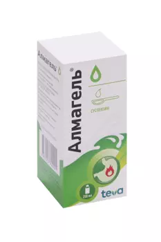 Алмагель, 250 мл, суспензия для приема внутрь