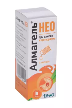 Алмагель Нео, 10 мл, 10 шт, суспензия для приема внутрь