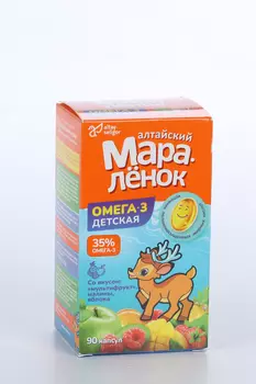 Алтайский мараленок Детская Омега-3, 90 шт, капсулы