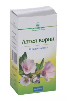 Алтея корни, 50 г, сырье измельченное