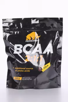 Аминокислоты BCAA 2:1:1 Prime Kraft 100 порций кола, 500 г