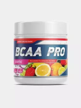 Аминокислоты "БЦАА ПРО" со вкусом "Фруктовый пунш" - 250 г / уп - Geneticlab
