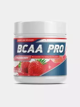 Аминокислоты "БЦАА ПРО" со вкусом "Клубника" - 250 г / уп - Geneticlab
