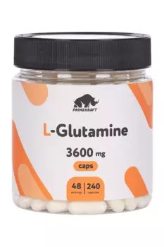 Аминокислоты Prime Kraft L-Glutamine, 240 шт, капсулы