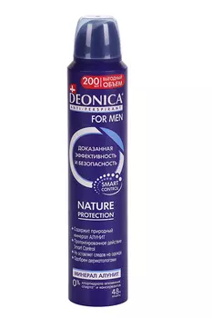 Антиперспирант Deonica for men Nature Protection, 200 мл, спрей
