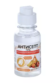 Антисепт гель д/рук антисептический с витамином Е, 100 мл