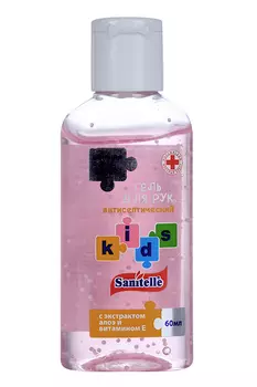 Антисептик Гель Санитель Кидс с витамином Е, 60 мл