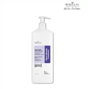 Антижелтая маска Brelil professional AMINO TREATMENT для светлых, мелированных и седых волос, 1000мл