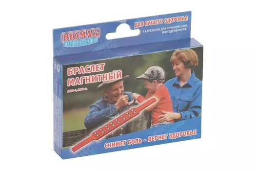 Аппликатор БИОМАГ магнитоакупунктурный АМБФ-01/АМБФ-02 д/запястья