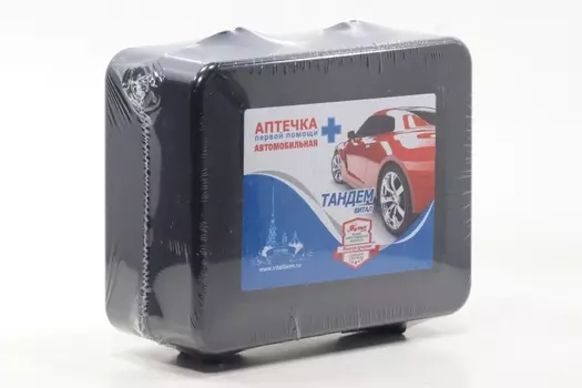 Аптечка Витал первой помощи автомобильная Тандем, тип 02 пластик/8809
