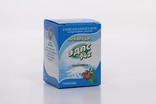 Аркальцит Эдас-942, 20 г, гранулы гомеопатические