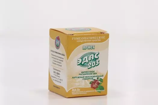Арнес Эдас-203, 25 г, мазь для местного и наружного применения гомеопатическая
