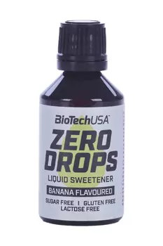 Ароматизатор-сахарозаменитель BioTechUSA Zero Drops со вкусом банана, 50 мл