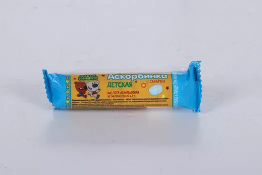 Аскорбинка Мимимишки с сах, 2,9 г, 10 шт, таблетки