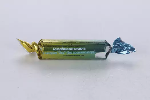Аскорбиновая к-та Эко с сахаром, 2,9 г, 10 шт