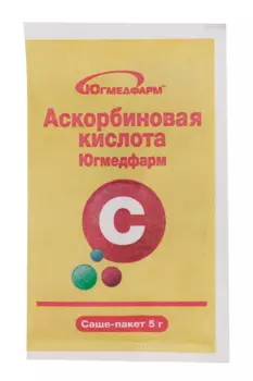 Аскорбиновая кислота Югмедфарм, 5 г