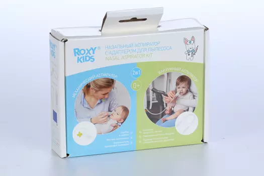 Аспиратор Рокси Кидс назальный с адапт/пылесоса с мягк наконеч 2в1 0+
