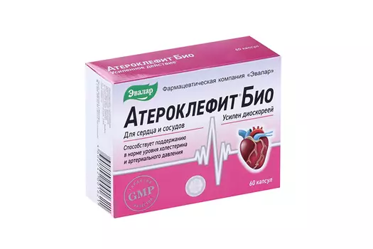 Атероклефит Био, 60 шт, капсулы Эвалар