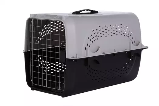 Авиа переноска Чистый котик д/домашних животных 58х37х37 см серый