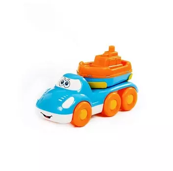 Автомобиль Дружок+Кораблик Буксир