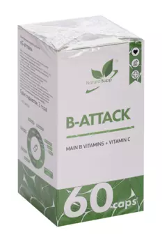 B-attack, 60 шт, капсулы NaturalSupp